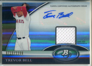 Trevor Bell Autographed Topps Jersey Card #710/1166