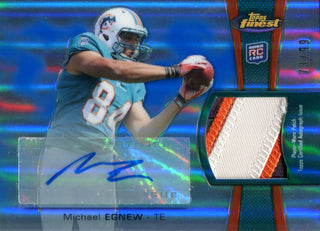 Michael Egnew Autographed 2012 Topps Finest Rookie Jersey Card