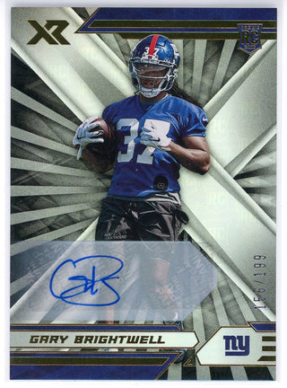 Gary Brightwell Autographed 2021 Panini Xr Rookie Card