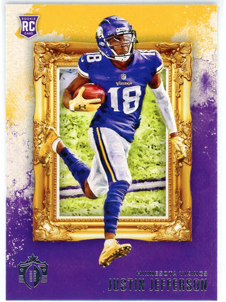 Justin Jefferson 2020 Panini Chronicles Gridiron Kings Rookie Card #GK-13