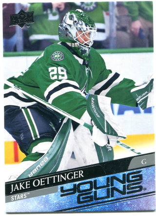Jake Oettinger Upper Deck Young Guns Rookie Card