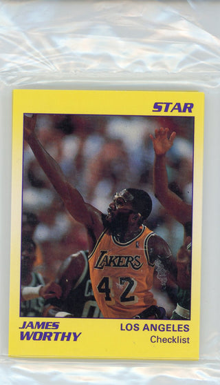 James Worthy 1990 Star Card Set (1-11)