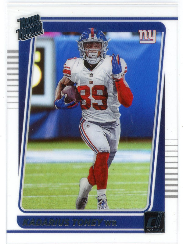 Kadarius Toney 2021 Panini Donruss Clearly Rated Rookie Card #65