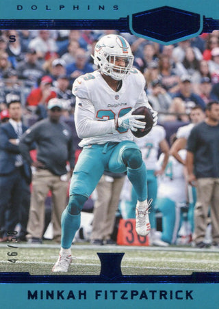 Minkah Fitzpatrick 2018 Plates & Patches Blue Rookie Card 46/50