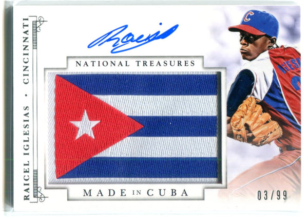 Raicel Iglesias Autographed Panini Card #3/99
