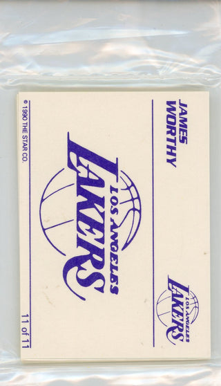 James Worthy 1990 Star Card Set (1-11)