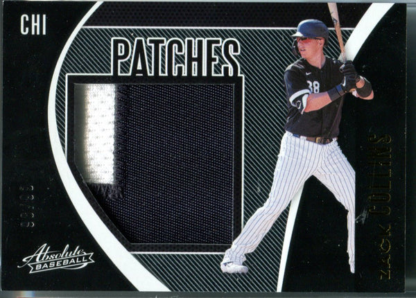 Zack Collins 2021 Panini Absolute Patch Card #89/99