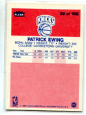 Patrick Ewing 1986 Fleer Premium #32 Card