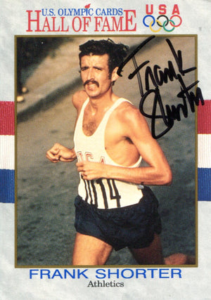 Frank Shorter Autographed 91' Impel Olympic HOF Card