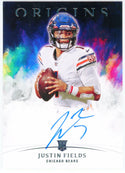 Justin Fields Autographed 2021 Panini Origins Rookie Card #RA-JF