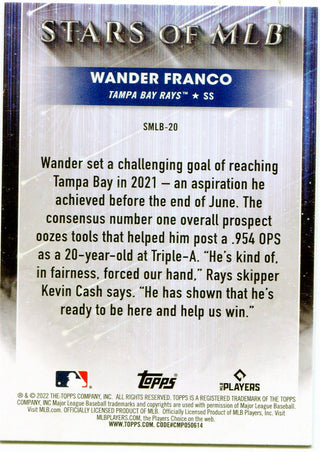 Wander Franco 2022 Topps Stars of MLB Rookie Card