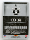 Derrick Carr 2014 Panini Prestige #231 Rookie Card