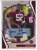 Jamin Davis Autographed 2021 Panini Absolute Rookie Card