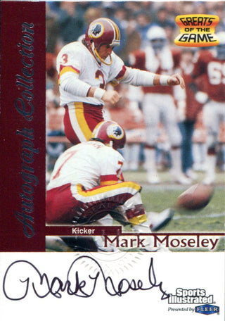 Mark Moseley Autographed 1999 Fleer Sports Illustrated Card