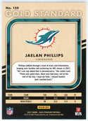 Jaelan Phillips 2021 Panini Gold Standard Rookie Card #150