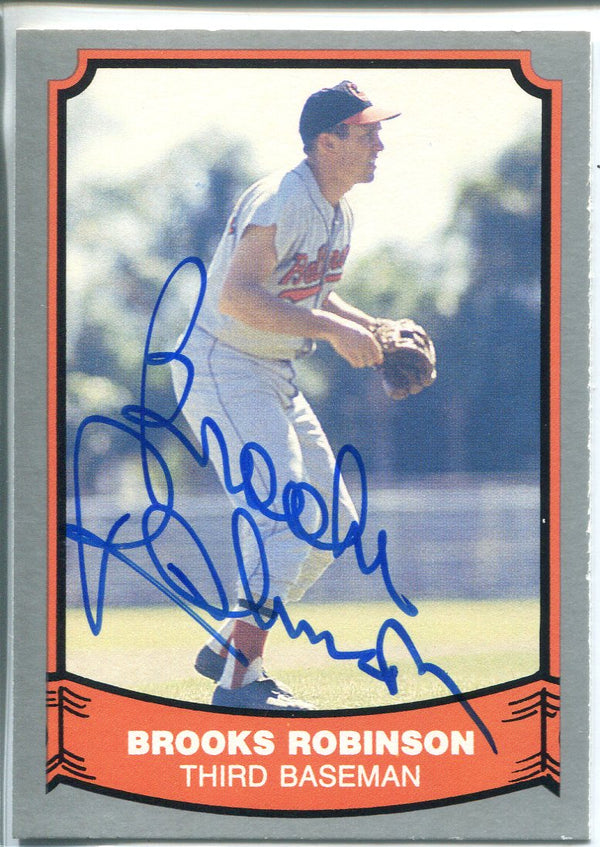 Brooks Robinson Autographed 1988 Pacific Card #3