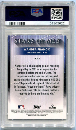 Wander Franco 2022 Topps Stars of MLB Rookie Card (PSA 10)