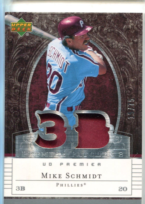 Mike Schmidt 2007 Upper Deck Premier Patches 2 Unsigned Card #15/75