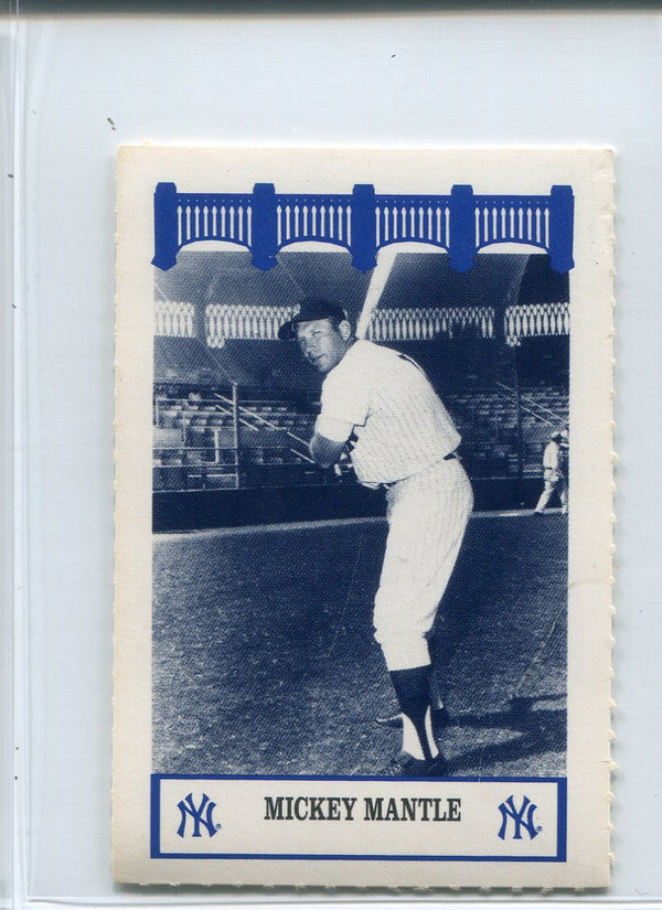 Mickey Mantle 1992 Wiz AT&T Yankees of the 1950's Mini Card