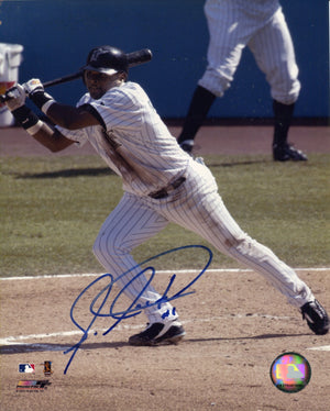 Luis Castillo Autographed Florida Marlins 8x10 Photo