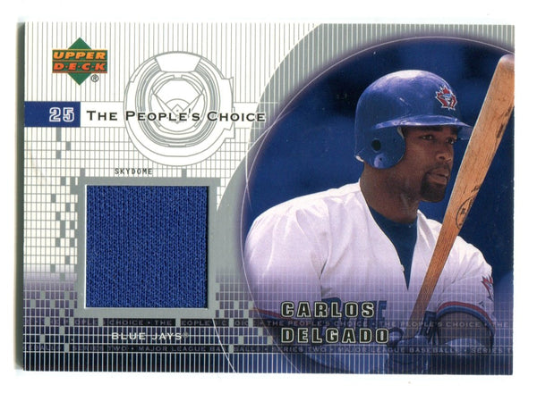 Carlos Delgado 2002 Upper Deck The People`s Choice #PJCD Jersey Card