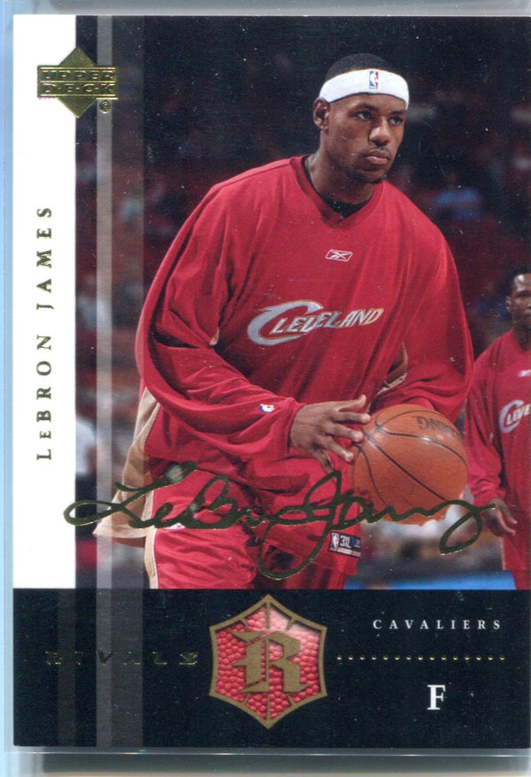 LeBron James 2004 Upper Deck Rivals Unsigned Card