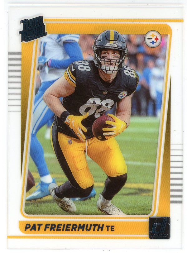 Pat Freiermuth 2021 Panini Donruss Clearly Rated Rookie Card #81