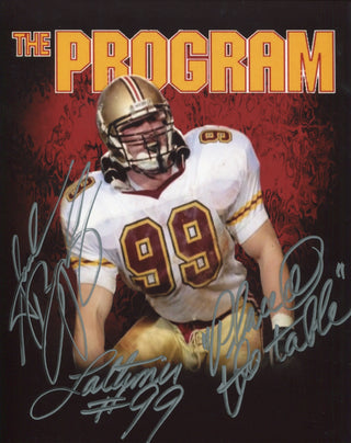 Andrew Bryniarski "Lattimer #99" "Place @ the Table" Autographed The Program 8x10 Photo. Signed in silver sharpie across the front of the photo. Autograph is authenticated by Hollywood Collectibles, and will be accompanied by a COA from Hollywood Collecti