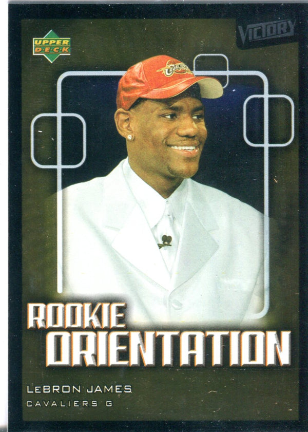 Lebron James 2003 Upper Deck Rookie Orientation Card