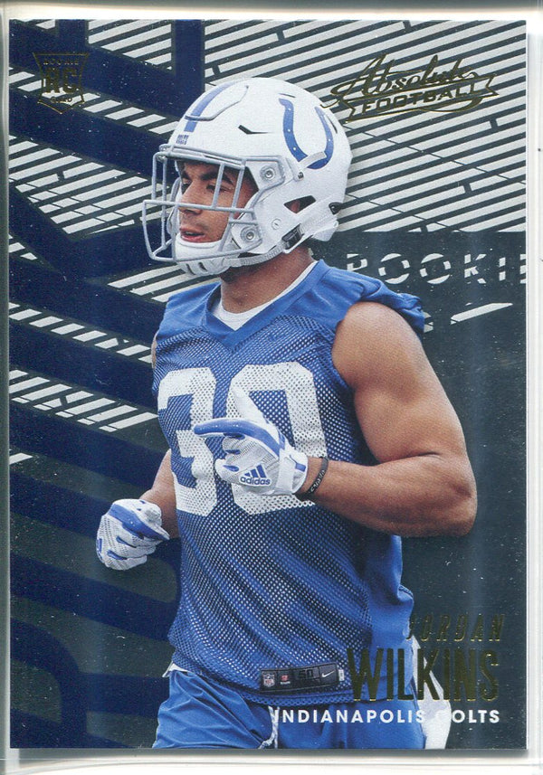 Jordan Wilkins 2018 Panini Absolute Football Rookie Card