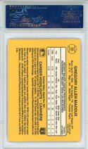 Greg Maddux Autographed 1987 Leaf Rookie Card (PSA)
