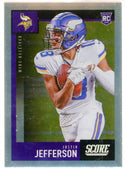 Justin Jefferson 2020 Panini Chronicles Score Chrome Rookie Card #449
