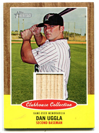 Dan Uggla 2011 Topps Heritage #CCRDU Bat Card