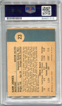 Sam Jones HOF 83/NBA 50 1961 Fleer PSA Auto Gem MT 10 Rookie Card