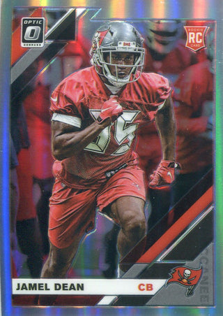 Jamel Dean 2019 Donruss Optic Silver Prizm Rookie Card
