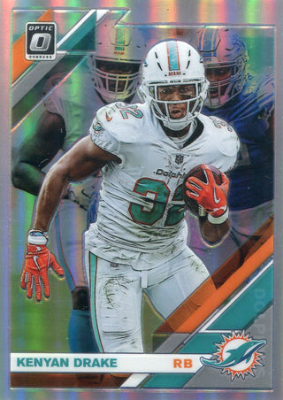 Kenyan Drake 2019 Donruss Optic Silver Prizm Card
