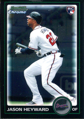 Jason Heyward Unsigned 2010 Bowman Chrome Rookie Card