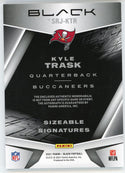 Kyle Trask Autographed 2021 Panini Black Sizeable Signatures Rookie Card #SRJ-KTR