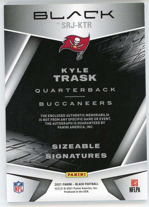 Kyle Trask Autographed 2021 Panini Black Sizeable Signatures