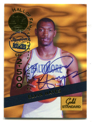 Elvin Hayes 1994 Signature Series #HOF12 Autographed Gold Standard Card /2,500