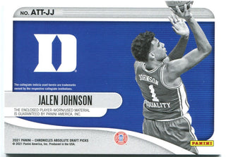Jalen Johnson Panini Absolute Tools of the Trade Jersey Card 057/199