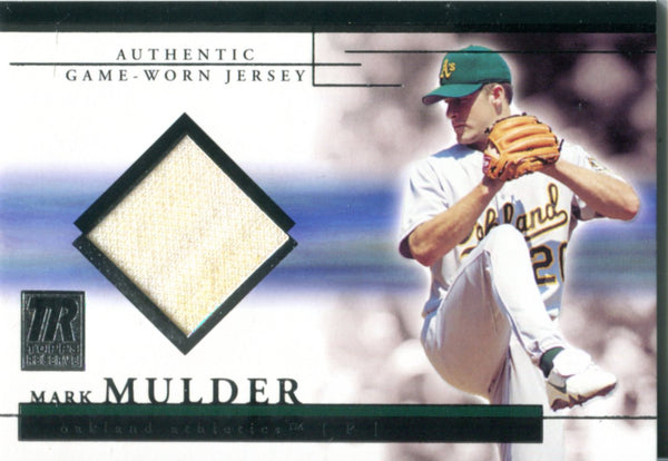 Mark Mulder 2002 Topps Game Worn Jersey Card