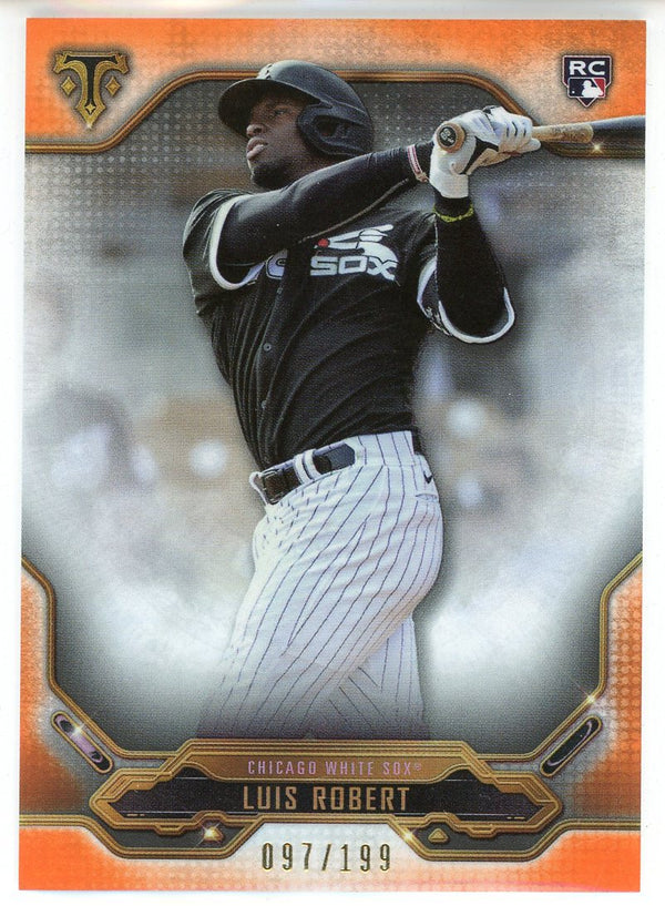 Luis Robert 2020 Topps Triple Threads Orange Rookie Card #24