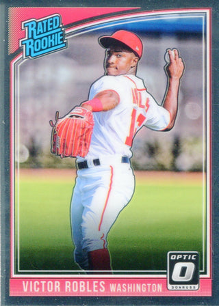 Victor Robles 2018 Donruss Optic Rookie Card