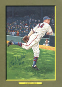 Bob Feller Autographed Perez Steele Great Moments Card  #3023/5000