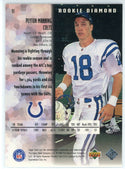 Peyton Manning 1998 Upper Deck Black Diamond Rookie Card #91