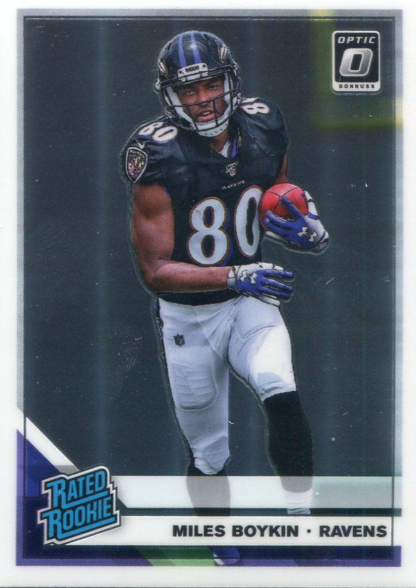 Miles Boykin 2019 Donruss Optic Rated Rookie Card