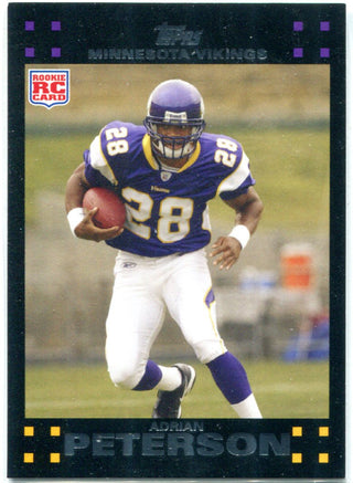 Adrian Peterson 2007 Topps Unsigned Rookie Card