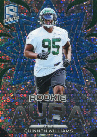 Quinnen Williams 2019 Panini Spectra Prizm Rookie Aura Card 48/50