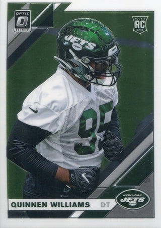 Quinnen Williams 2019 Donruss Optic Rookie Card